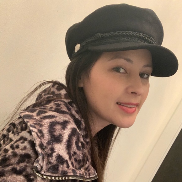 Biker Beret Womens Fashion Hat Wool Cap One Size - Picture 3 of 15